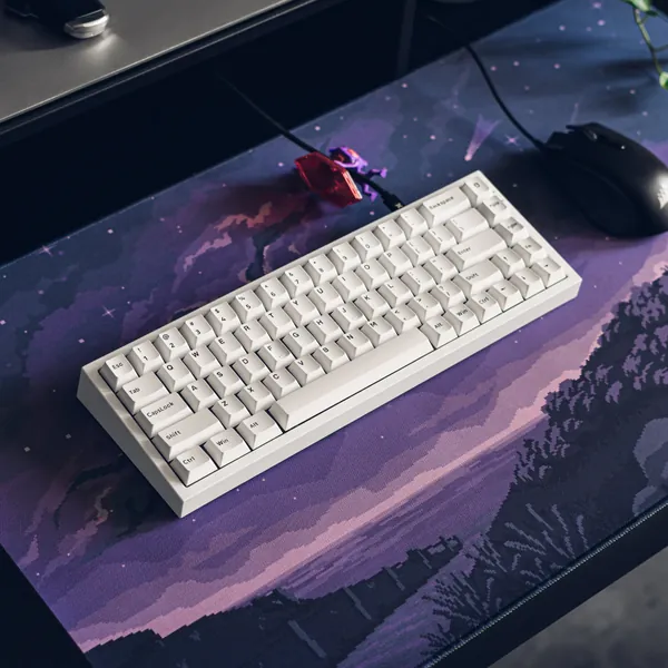 Pixel Comet Desk Mat