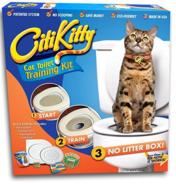 CitiKitty Cat Toilet Training Kit (One Pack + Extra Training Insert)