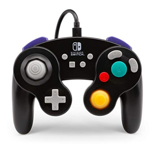 PowerA Wired Controller for Nintendo Switch: GameCube Style - Black - Wired - Black