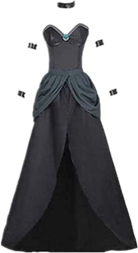 ECMRAD Cosplay Costumes Bowsette Princess Kuppa Koopa Cosplay Dress Halloween Christmas Party Women Dress - X-Large Female
