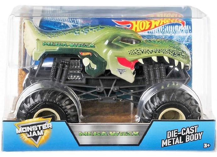 Hot Wheels Monster Jam Mega Wrex Vehicle, 1:24 Scale