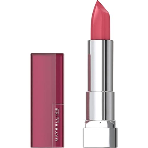 Maybelline Color Sensational Lipstick, Lip Makeup, Cream Finish, Hydrating Lipstick, Pink Wink, Coral Pink ,1 Count - 105 PINK WINK - 0.15 Ounce (Pack of 1)