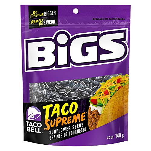 BIGS® Taco Supreme® Flavour Sunflower Seeds, 140 grams - Taco Supreme