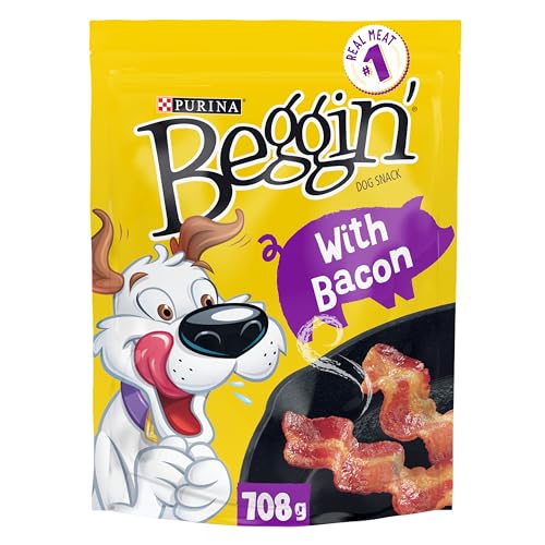 Beggin' Strips Dog Treats, Bacon - 708 g Pouch (1 Pack) - 708 g (Pack of 1)
