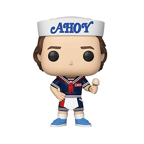 Funko Television: Stanger Things-Steve with Hat & Ice Cream Action Figure, Multicolor