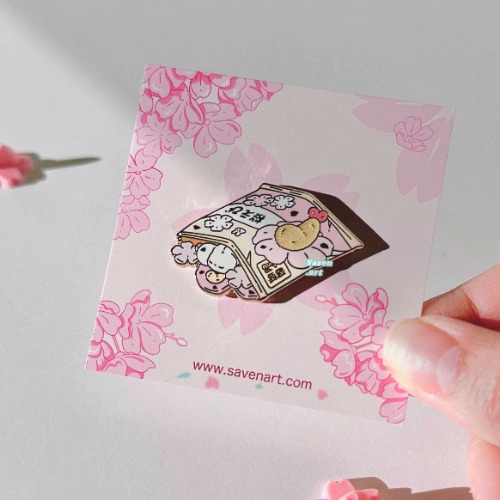 Enamel Pin: Ebi Saku Chips | A (Standard)