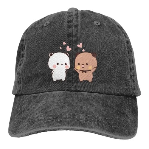 Bubu and Dudu Baseball Cap for a Cute and Casual Look - black / One Size