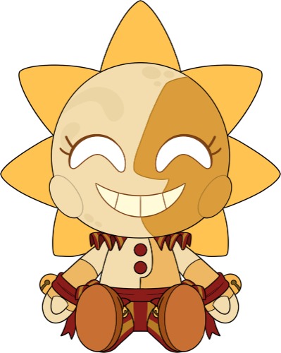 Chibi Sun Shoulder Rider (6in)