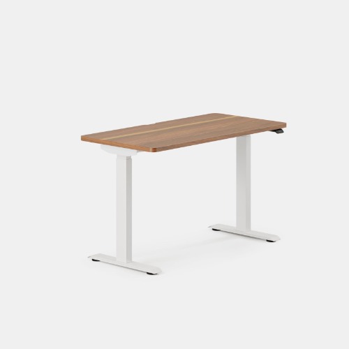Duo Standing Desk - Walnut / White / 48 inches x 24 inches