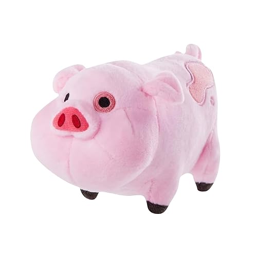Bill Cipher Plush Toy, 16.5 Inch Pig Mabel Barfing Plushes Dolls, Cute Anime Plush Doll, Gift for Anime Game Fans (Pink) - Pink