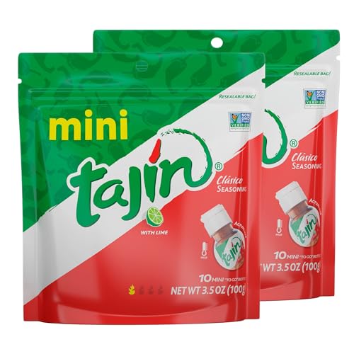 Tajin Clásico Seasoning Mini Pouch 0.35 oz (Pack of 2)