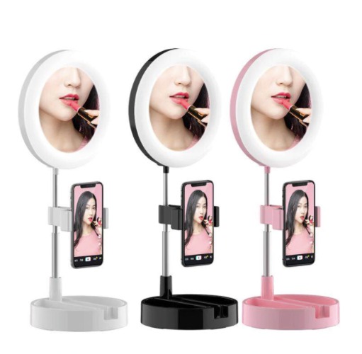 Portable Ring Light Mobile Stand - White