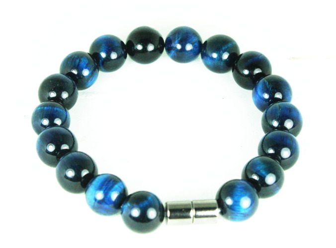 Blue Tiger Eye Bracelet | 7.5 inches