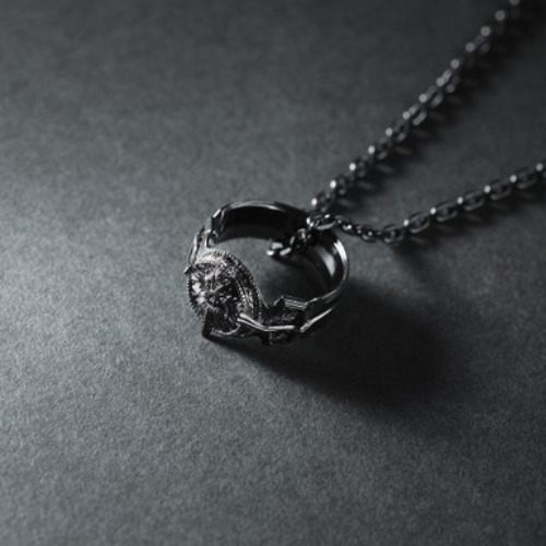 FINAL FANTASY XV: SILVER PENDANT - RING OF THE LUCII