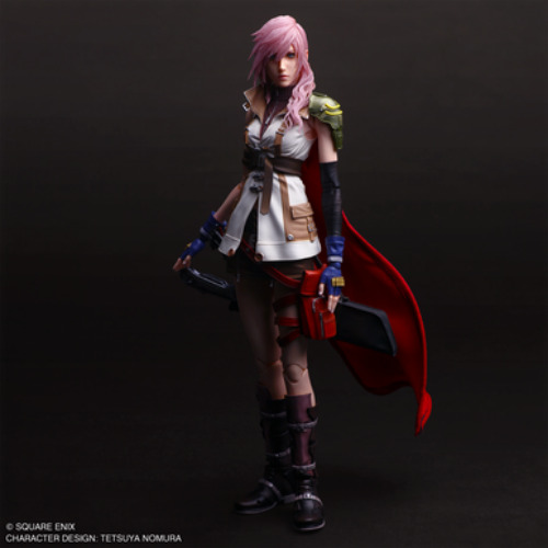 FINAL FANTASY XIII PLAY ARTS SHIN Action Figure - LIGHTNING