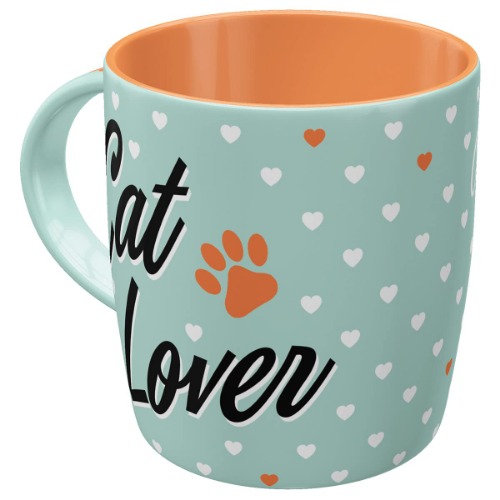 Nostalgic-Art coffee mug in retrostyle, Cat Lover 