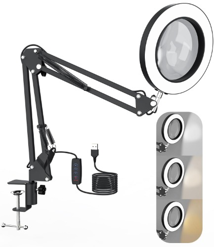 Magnifying glass for crafting and more