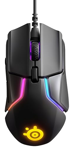 SteelSeries Rival 600 - Gaming Mouse - 12,000 CPI TrueMove3+ Dual Optical Sensor - 0.05 Lift-off Distance - Weight System, Black - Rival 600 TrueMove 3+ Sensor