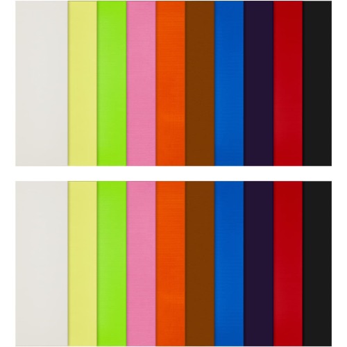 20 Pcs Multicolored G10 Spacer Sheet 6.3 x 2 x 0.04 Inches Handle Liner Spacer Material Knife Scale Liner Material for Knife Making Tool Kit, 10 Colors