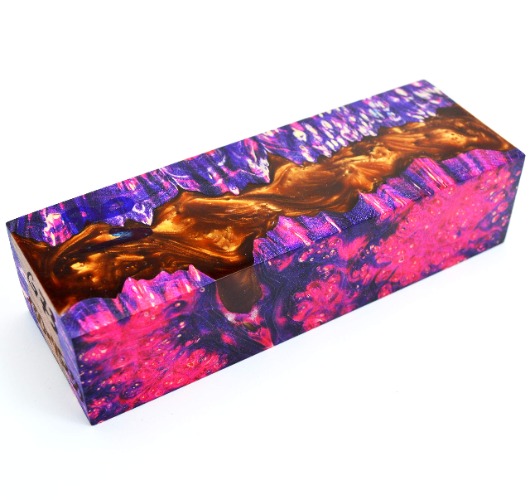 Burl Hybrid Stabilized Wood Wooden Block Turning Blank Block Bar Handle Blade Knives Knife Stabilizing (G73)