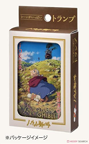 Ensky - Howl's Moving Castle - Howl's Moving Castle Movie Scene Playing Cards, Playing Cards - Official Studio Ghibli Merchandise