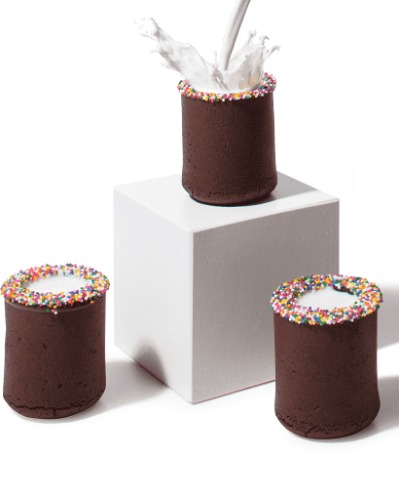 Vegan Double Chocolate Cookie Shots  Ⓥ GF - Half-Dozen