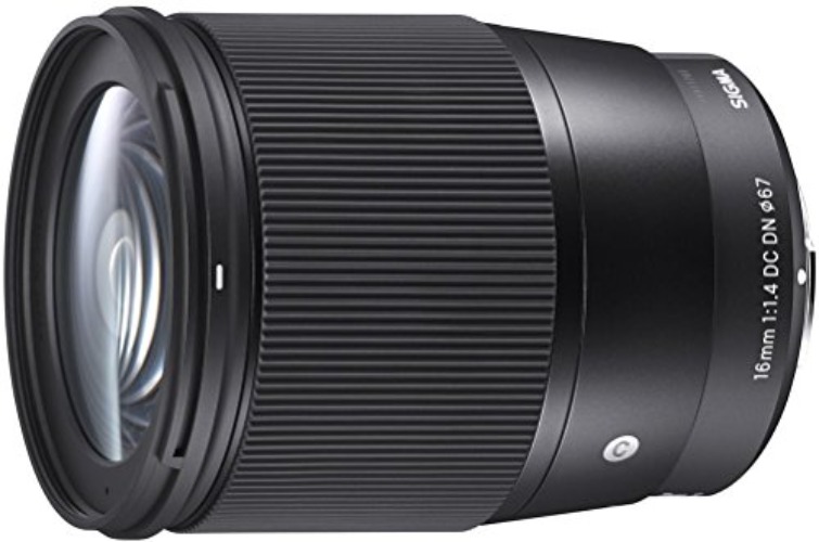 Sigma 16mm f/1.4 DC DN Contemporary Lens for Sony E (402965) Black - Single
