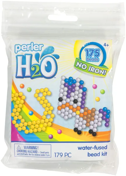 Perler Beads Pony and Horseshoe H2O Fuse Beads Kit, 179pcs - Pony