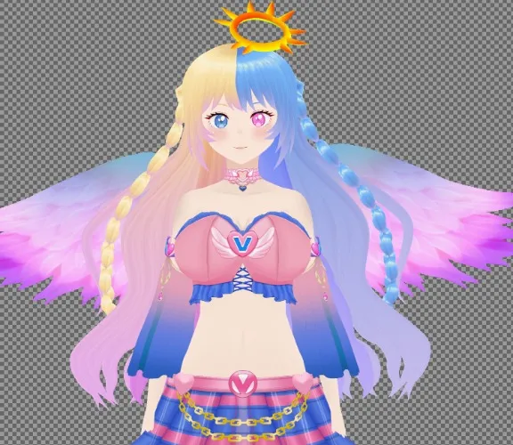 New 2D Vtuber Model Angel 