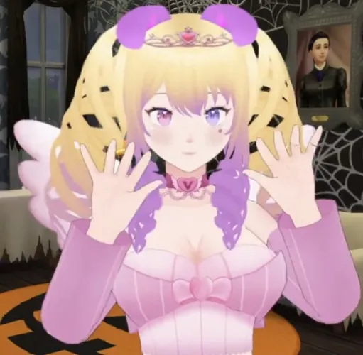 New 2D Vtuber Model Angel Piggy 