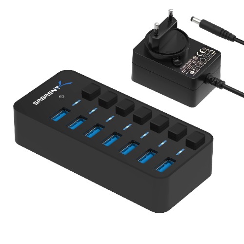 7-Port USB 3.0 avec interrupteurs