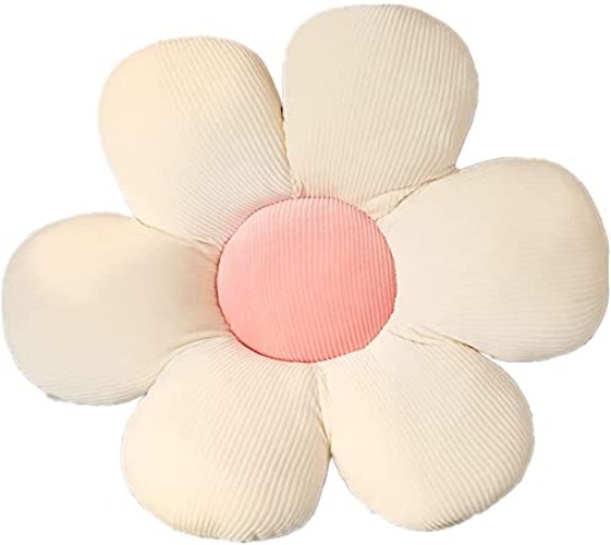 Coussin Fleur blanc