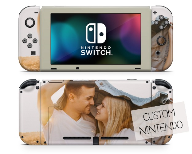 Custom Nintendo Switch OLED Skin | Full Set +Tempered Glass