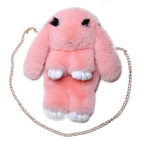 Faux Rabbit Fur Crossbody Handbag Shoulder Bag