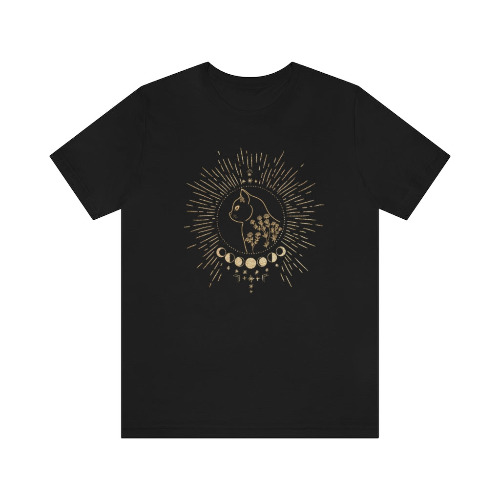 Witches Familiar Cat Shirt - Black / S
