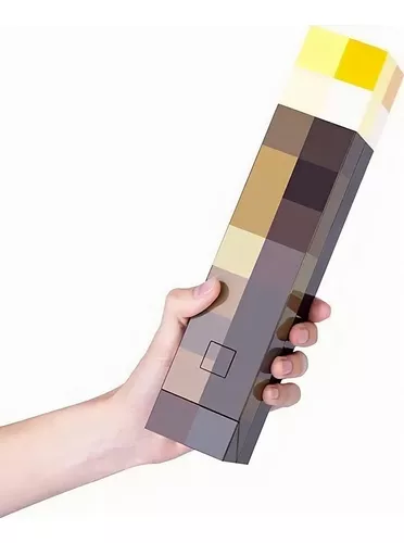 Lámpara Antorcha Minecraft