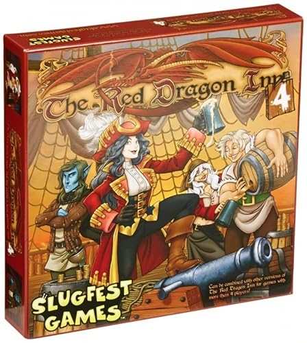 Slugfest Games The Red Dragon Inn 4 Strategy Boxed Board Game Ages 13 & Up (SFG014)