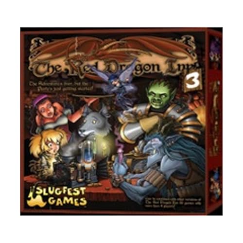 Slugfest Games The Red Dragon Inn 3 Strategy Boxed Board Game Ages 13 & Up (SFG009)