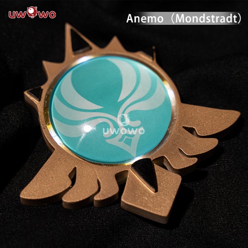 【In Stock】Uwowo Game Genshin Impact Visions Mondstadt/Liyue/Inazuma/Sumeru "Eye of God" Led Cosplay Props - L / Mondstadt / Anemo