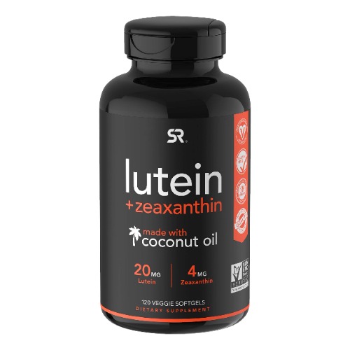 Vegan Lutein + Zeaxanthin (20mg) with Organic Coconut Oil for Better Absorption ~ Supports Vision & Eye Health ~ The ONLY Vegan Certified & Non-GMO Verified Lutein Available (120 Softgels) - 120 Count (Pack of 1)