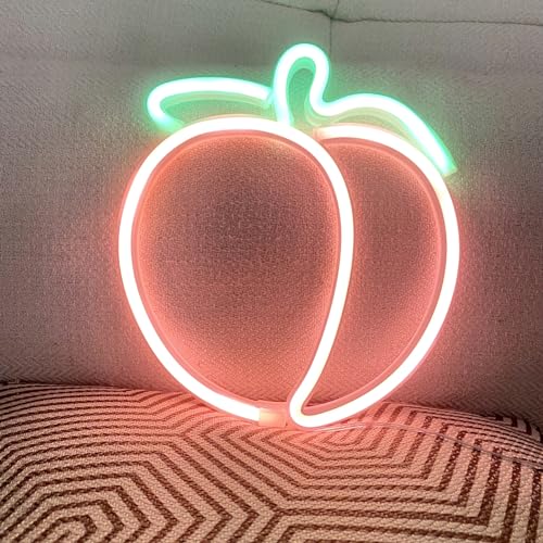 Peach Neon Sign
