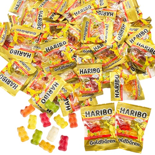 Haribo Mini Gold Bear Gummy Set, 2.2 lbs (1 kg), Individual Packaging, Large Capacity, Assortment, Party / Share / Divided Set, Small Bag [K-Bright Hand Wipes] 2.2 lbs (1 kg) - 1kg 1 option from ¥2,188