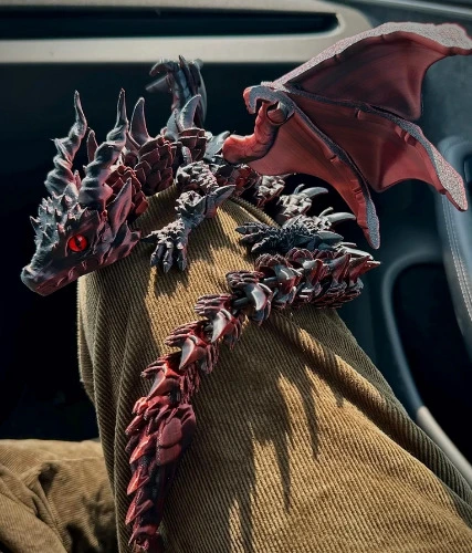Articulated 3D Printed Dragon