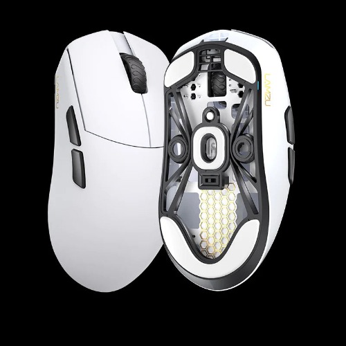 Lamzu Maya Wireless Gaming Mouse - Polar White (4K compatible) | Default Title