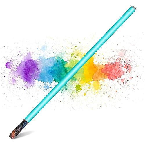 Portable LED Video Light,LUXCEO Mood1 Photography Light Stick,Dimmable & Memory,Built-in 2000mAh Battery,RGB Photo Lamp for YouTube,TikTok,Game Streaming,Party Bar (120cm) - 120cm