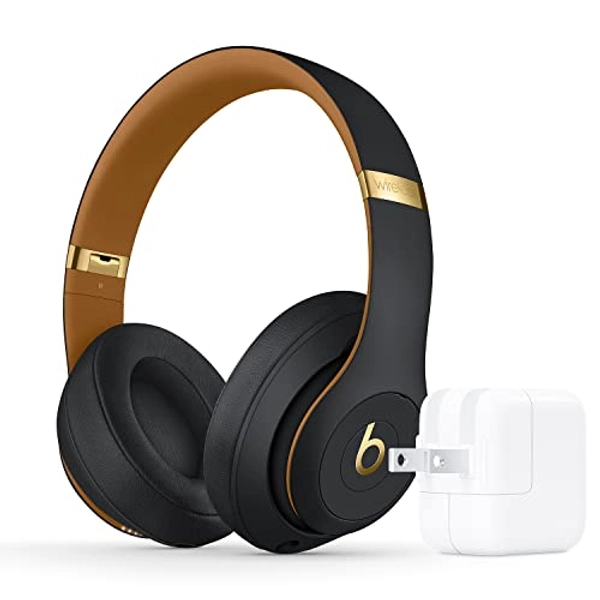 Beats Studio3 Wireless in Midnight Black with Apple 12W USB Power Adapter