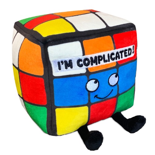 "I'm Complicated" Plush Puzzle Cube
