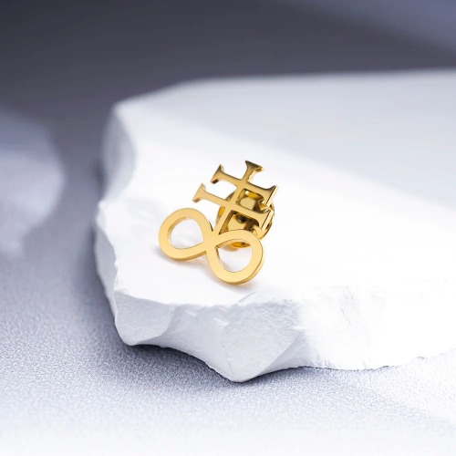 Leviathan Sigil Lapel Pin - Gold