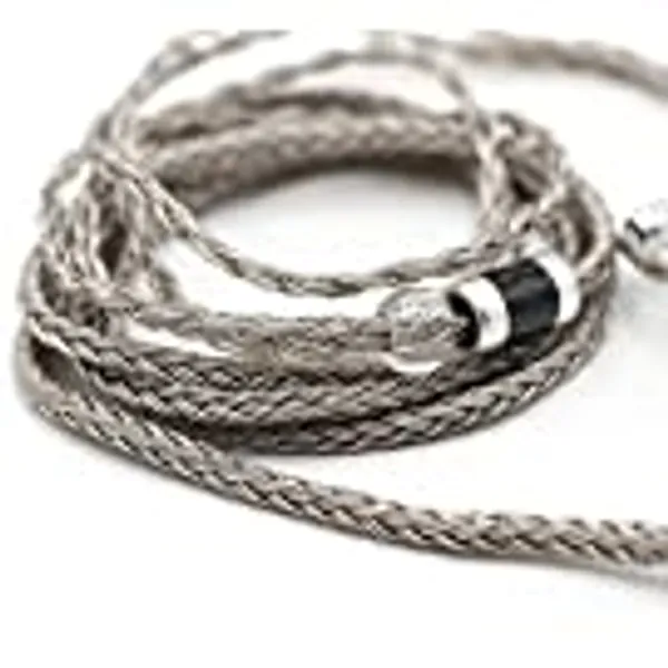 Linsoul Tripowin Zonie 16 Core Silver Plated Cable SPC Earphone Cable (QDC-3.5mm, Grey)