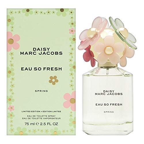 Marc Jacobs Daisy Eau So Fresh Spring Eau de Toilette Spray Limited Edition for Women, Aromatic Spicy, 2.5 Fl Oz - aromatic spicy - 2.5 Fl Oz (Pack of 1)